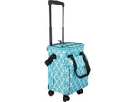 Smart Cart Moroccan Tile Ultracompact Cooler, Blue/White (01-872)
