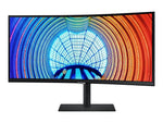 Samsung ViewFinity S6 34" Curved LED Monitor, Black (S34A654UBN)