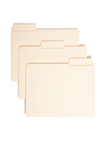 Smead SuperTab File Folders, Reinforced 1/3-Cut Tab, Letter Size, Manila, 100/Box (10395)