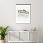 Amanti Art Seaside Tranquility I by Susan Pepe Wood Framed Wall Art Print, 33" x 41" (A42675537388)