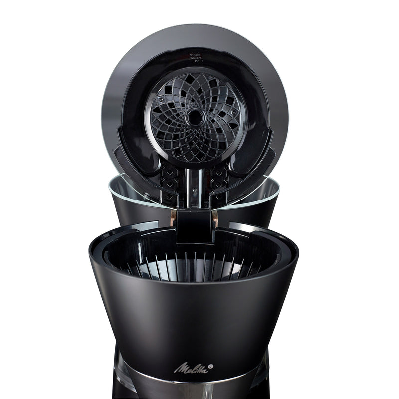 Melitta Vision Luxe 12-Cups Automatic Drip Coffee Maker, Matte Black (MCM002WULBK1)