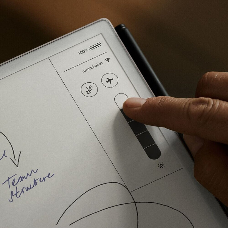 reMarkable Paper Pro 11.8" Tablet, WiFi, Linux, with Marker Plus & Mosaic Weave Basalt Bookfolio, Gray (RM83C-1001NW)