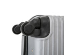 InUSA Resilience 3-Piece Hardside Spinner Luggage Set, Silver (IURESSML-SIL)