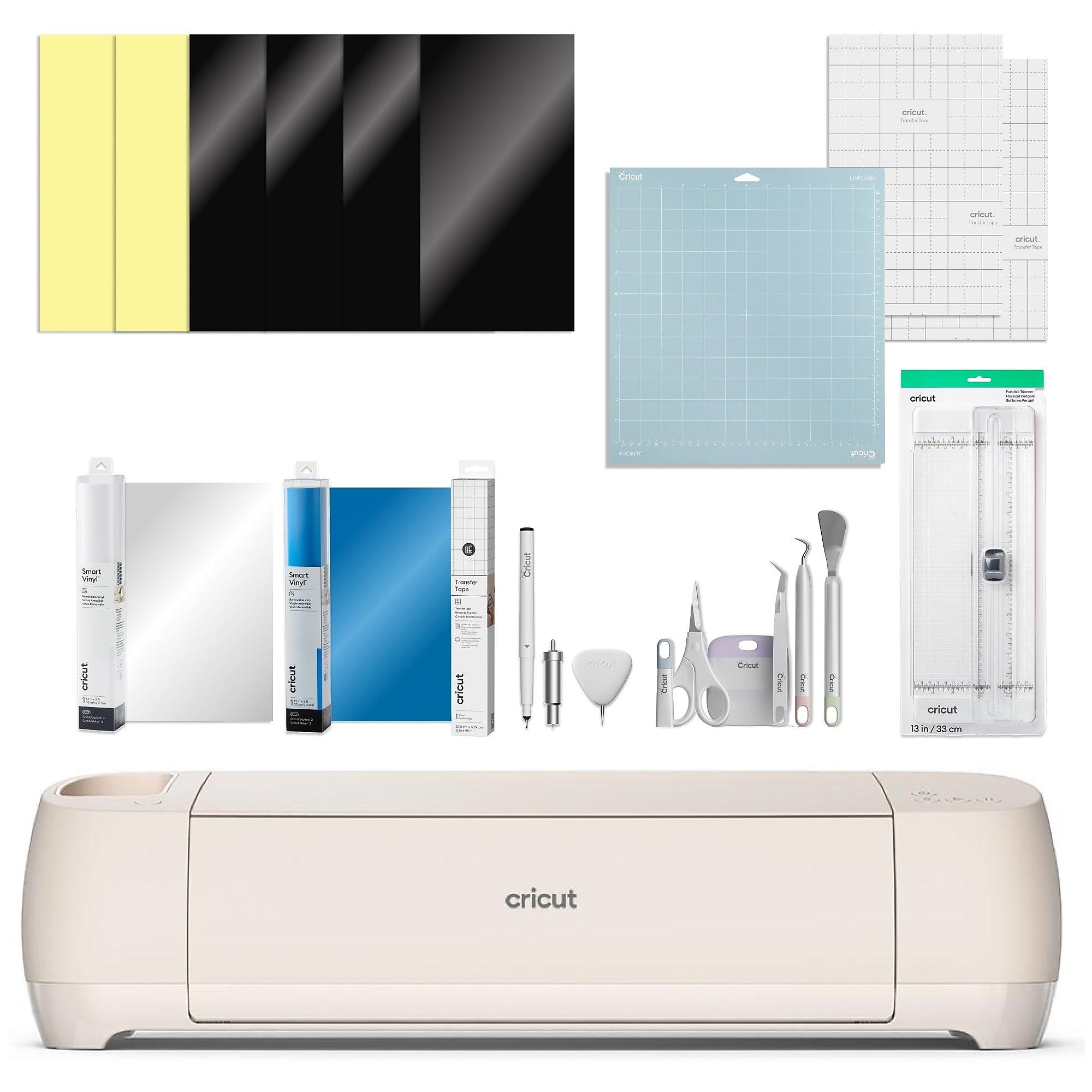 Cricut Explore 4 Die Cutting Starter Bundle, Seashell (8002724)