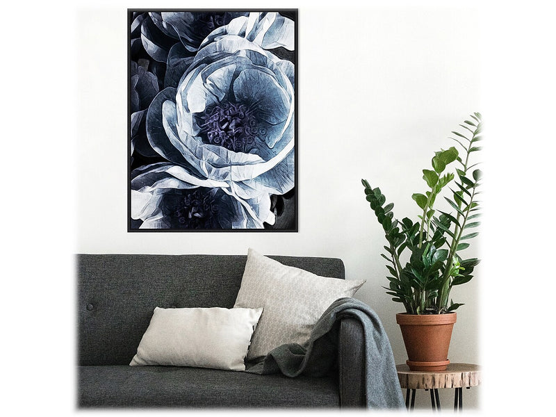 Amanti Art Peony Blue Petals III, Canvas, 23" x 30" (A42675515894)