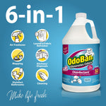 OdoBan Air Freshener & Deodorizer, Cotton Breeze Scent, 1 Gallon (911801-G4)
