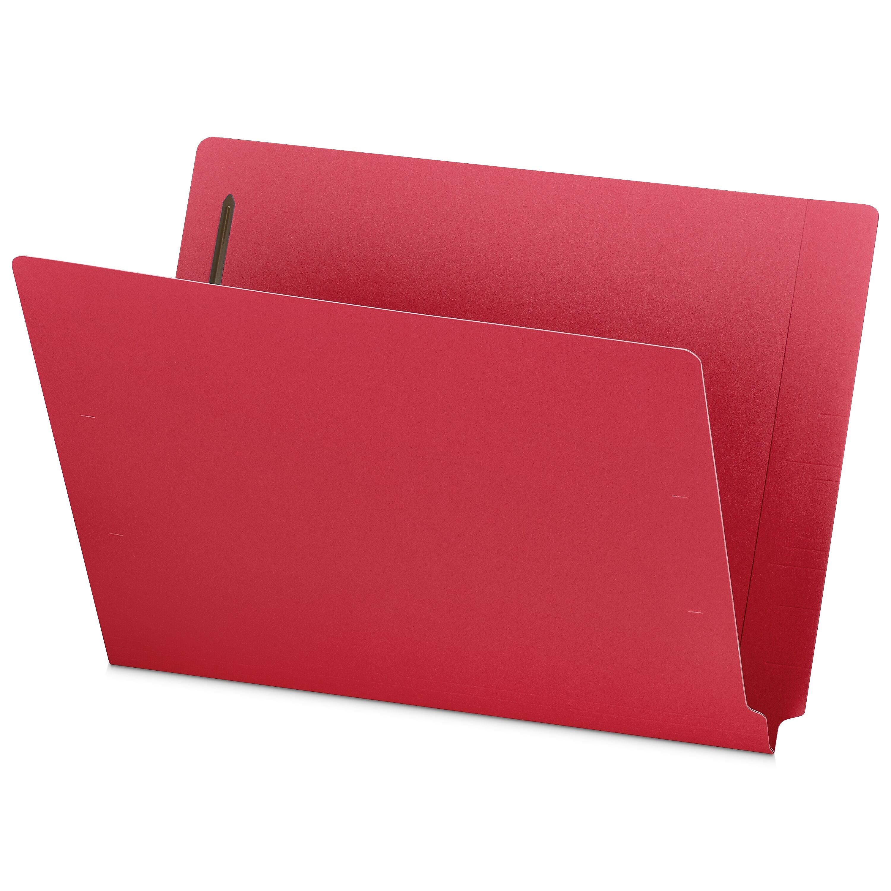 Staples Classification Folder, 3/4" Expansion, Letter Size, Red, 50/Box (ST62546)
