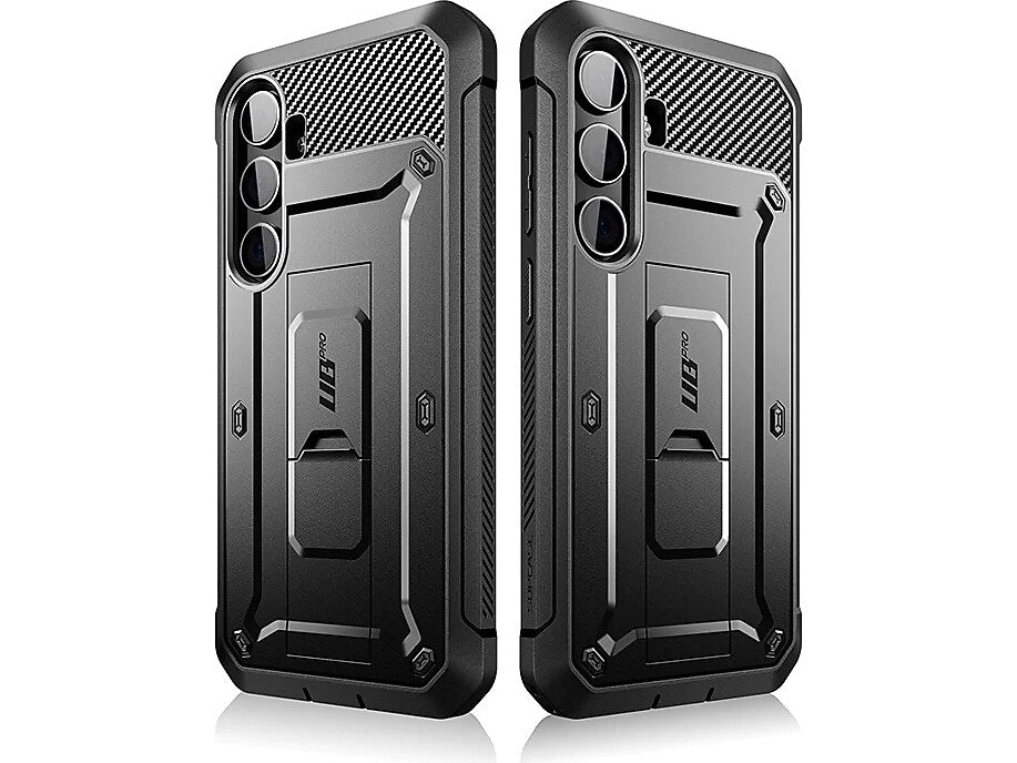 SUPCASE Unicorn Beetle Pro Rugged Case for Samsung Galaxy S24+, Shock Absorbing, Black (GS24PUBPRSP2SBK)
