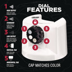 Rust-Oleum Stops Rust 5-in-1 Spray Paint, Satin White, 12 oz., 6/Carton (376870)