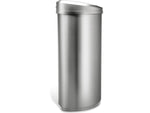 Nine Stars Stainless Steel Sensor Trash Can, 13.2-Gallon, Silver (DZT-50-29SL)