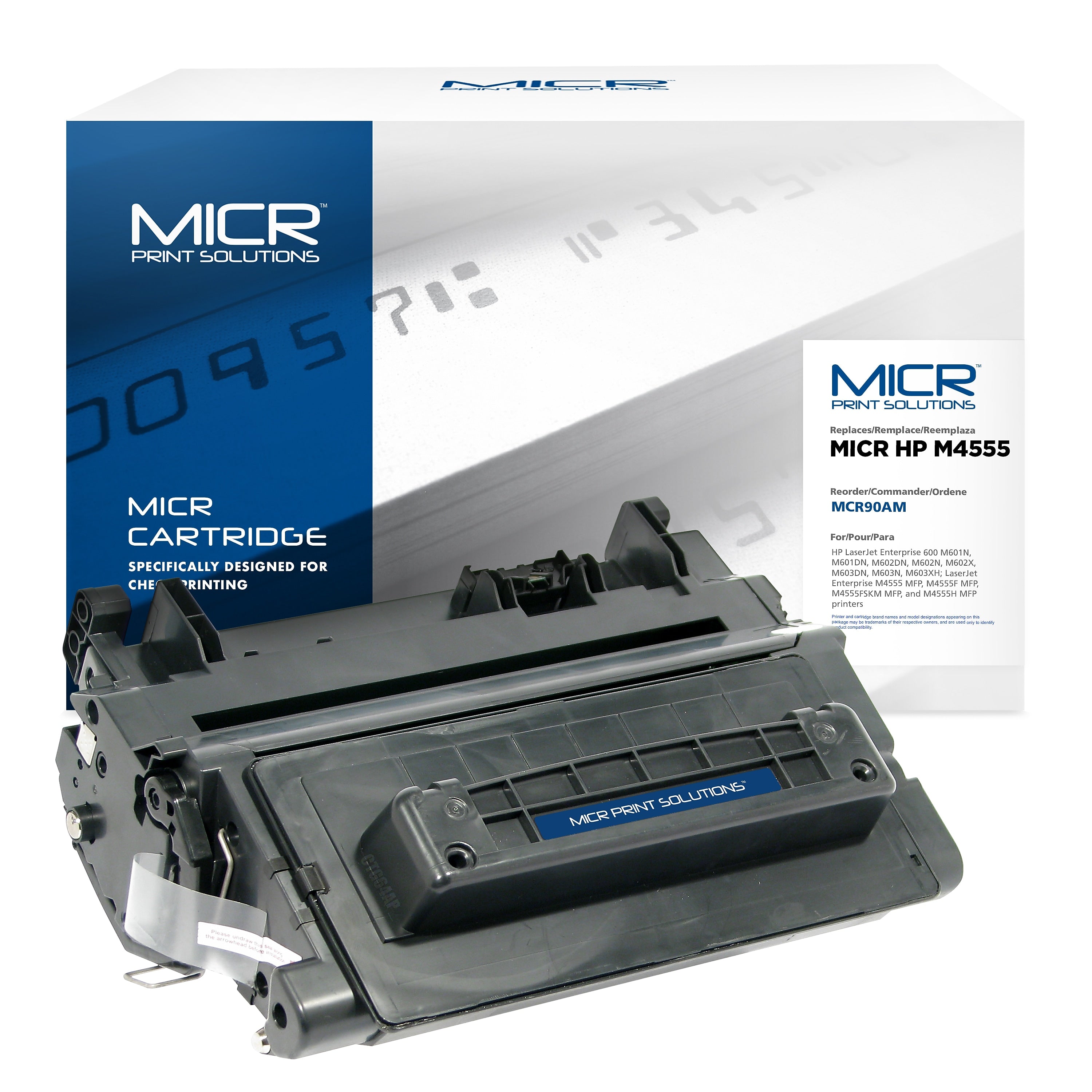 MICR Print Solutions Compatible Black Standard Yield Toner Cartridge Replacement for HP 90A/HP CE390A