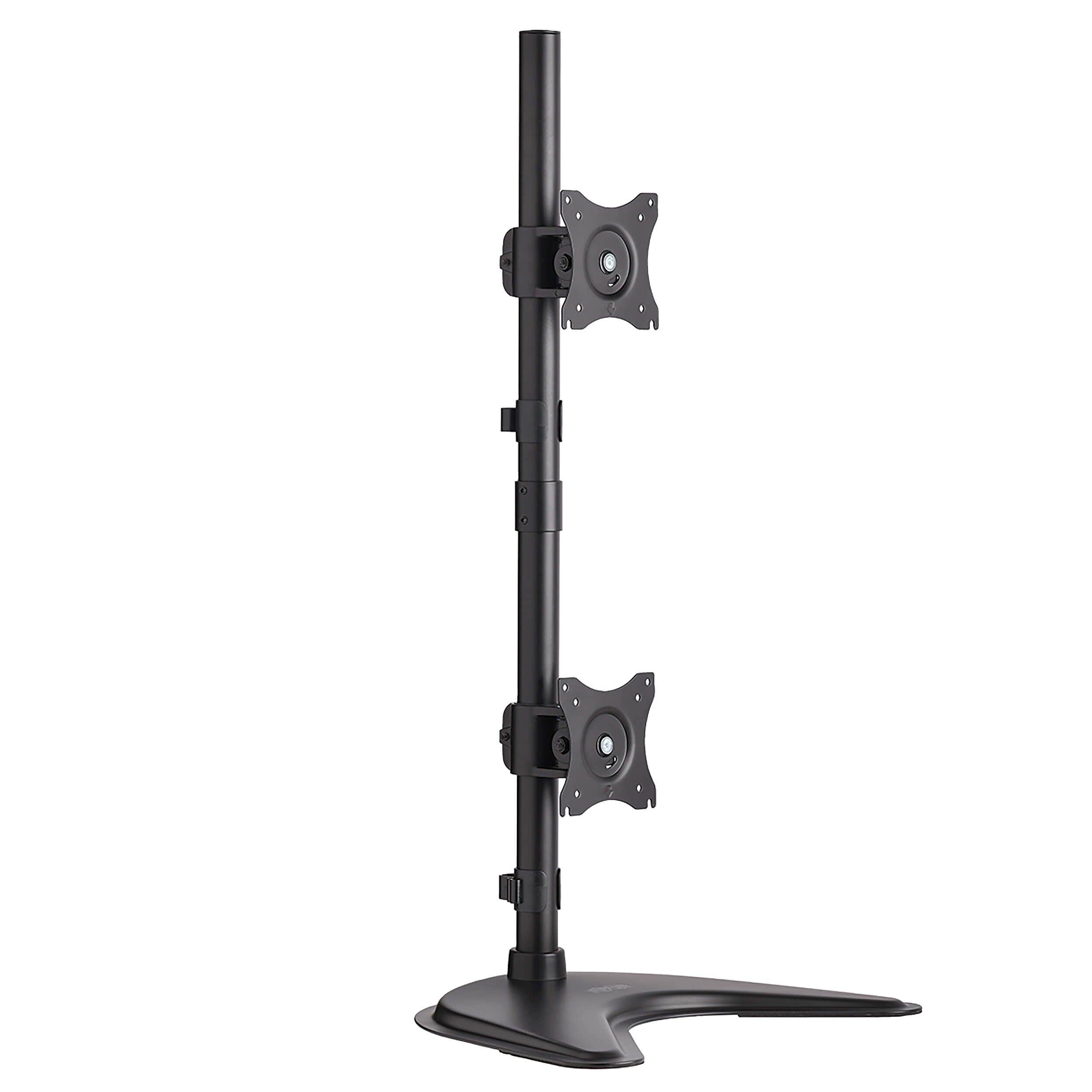 Tripp Lite Dual Vertical Flat-Screen Desk Stand/Clamp Mount, Up to 27" (DDR1527SDC)
