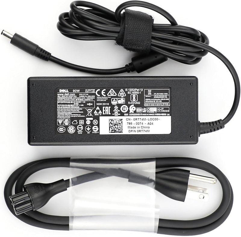 Dell 90W AC Adapter for Dell Laptop, Black (VRJN1)