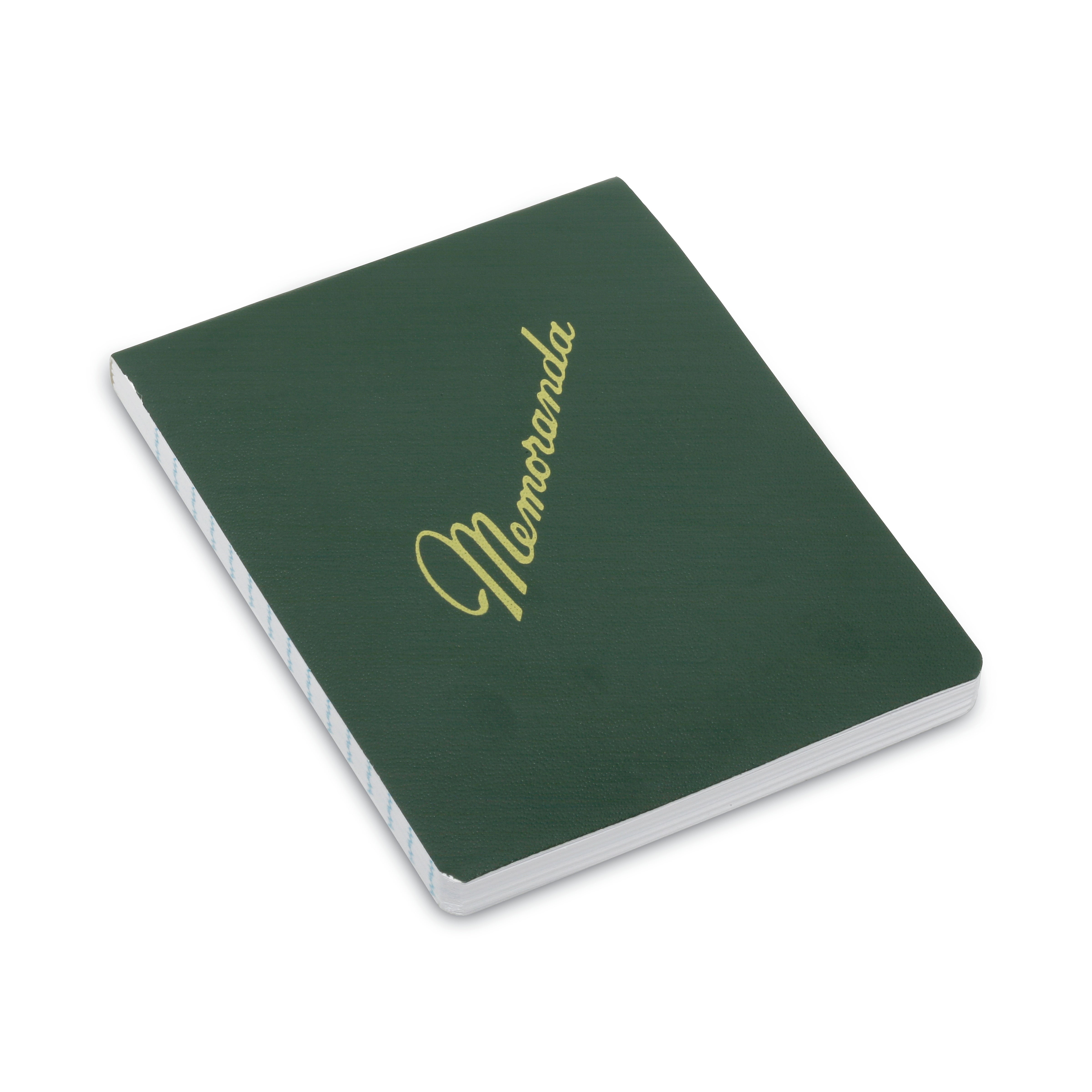 Skilcraft Memorandum Pad, 3.38 x 4.5, Narrow Ruled, Green, 144 Sheets, Dozen (NSN0607511)