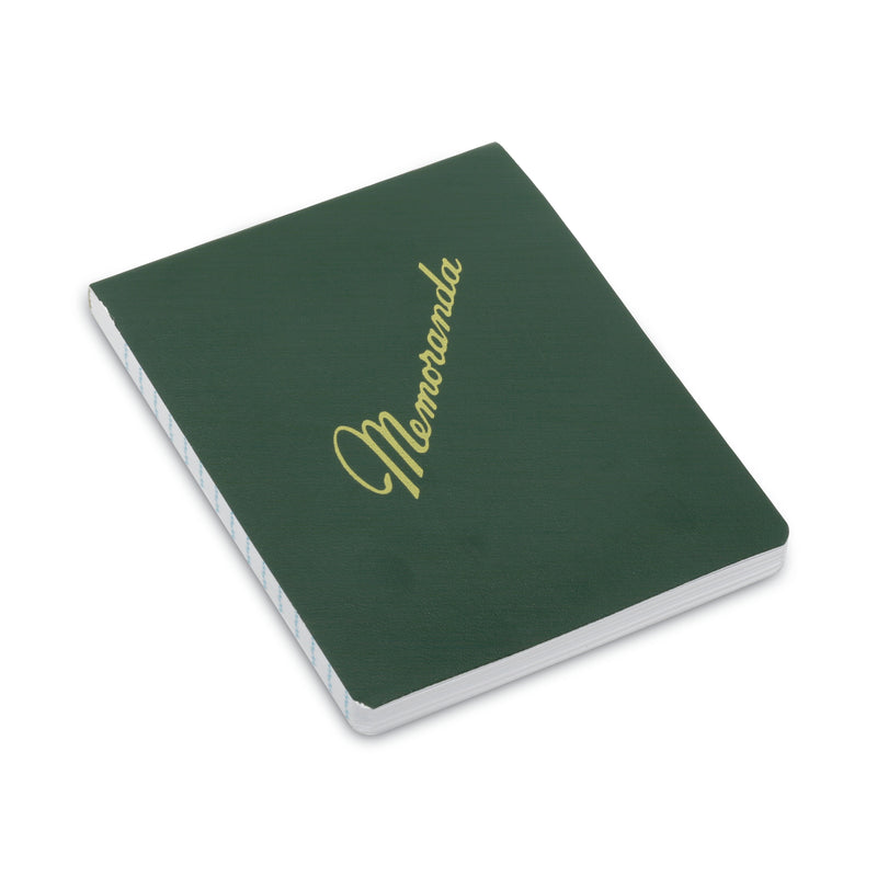 Skilcraft Memorandum Pad, 3.38 x 4.5, Narrow Ruled, Green, 144 Sheets, Dozen (NSN0607511)
