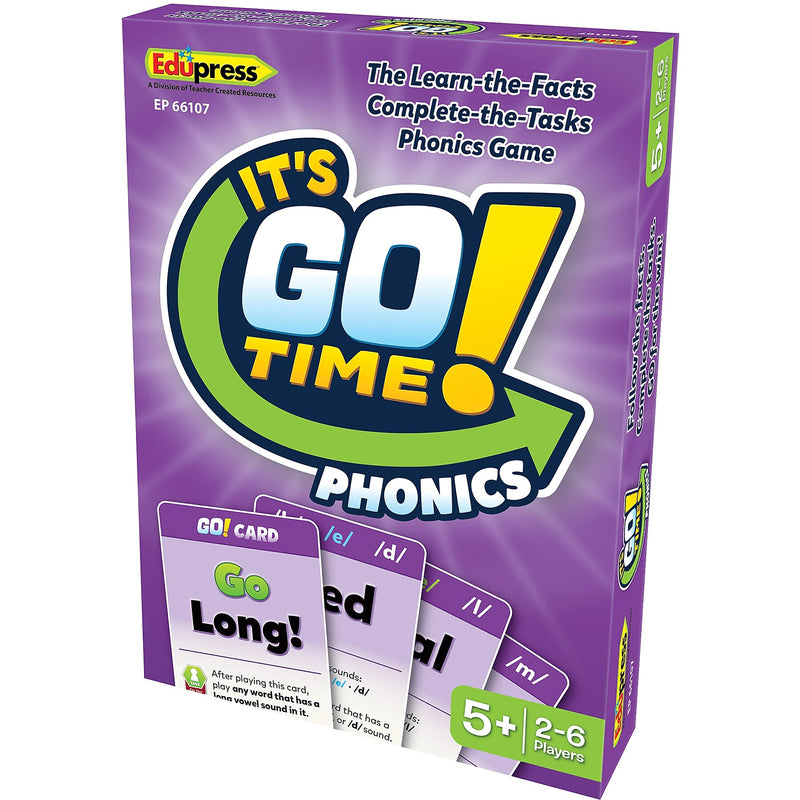 Teacher Created Resources It's GO Time!: Phonics, 108/Pack (TCR66107)