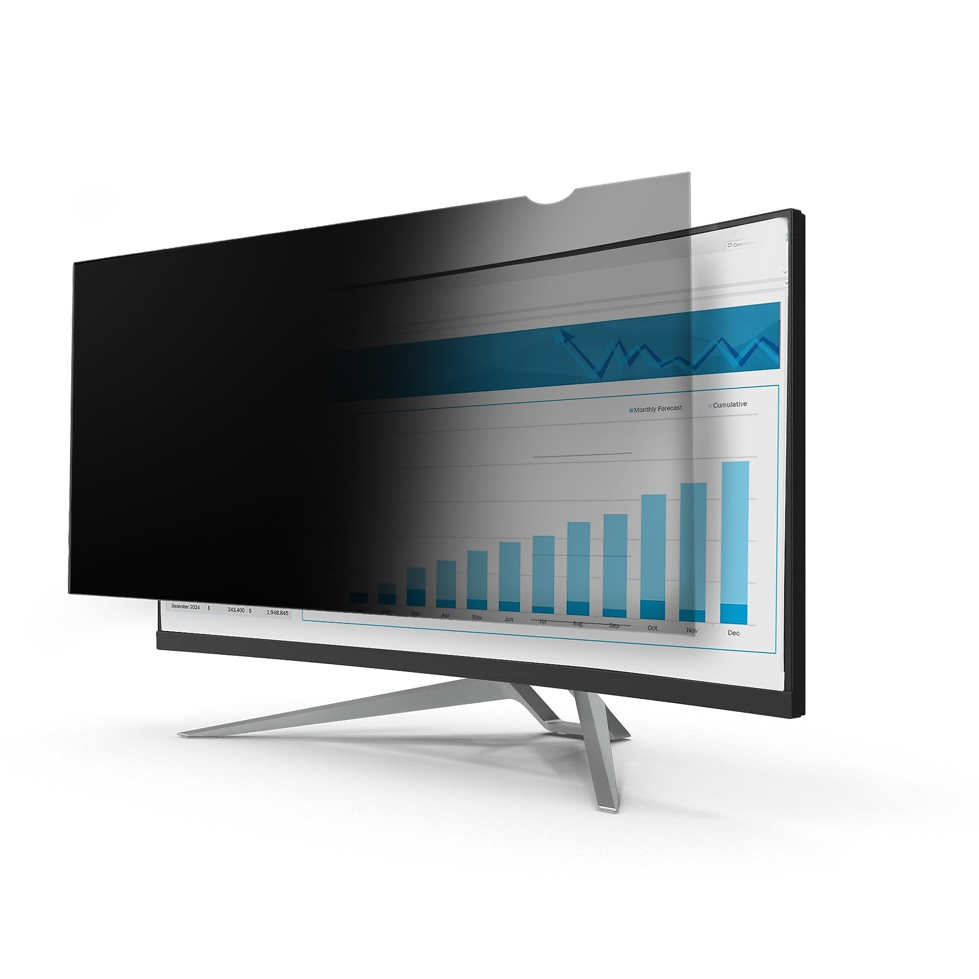 StarTech 34" Monitor Privacy Screen, Anti-Glare Blue Light Filter, Screen Protector, Matte/Glossy, TAA Compliant