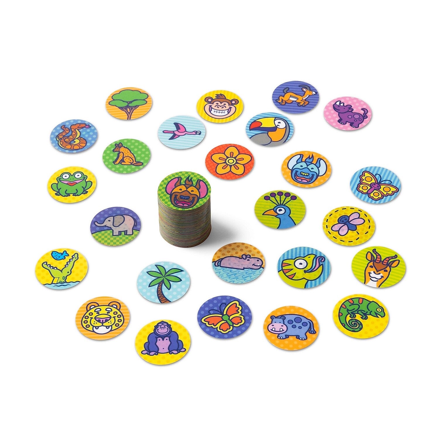 Melissa & Doug Sticker WOW! Refill Stickers Tiger, Assorted Colors, 300 Stickers/Box, 8 Boxes/Pack (50330)