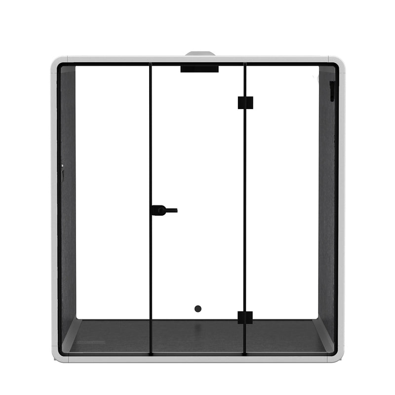 FlexiSpot WorkCube Series Sound Absorbing 6 Person Privacy Booth, White (P6FW-KIT)