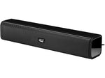 Adesso Xtream S5 USB-Powered Sound Bar Speaker, 5W x 2, Black