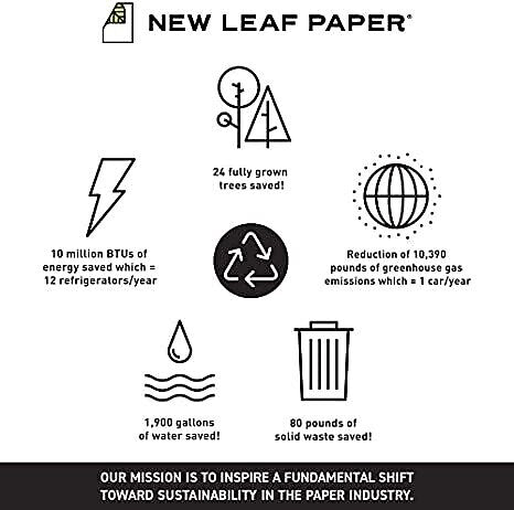 Roaring Spring New Leaf 1-Subject Composition Notebooks, 7.5" x 9.75", College Ruled, 80 Sheets, Assorted Colors, 12/Carton