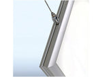Azar Poster Holder, 24" x 36", Vertical, Ceiling Hanging, Silver, Aluminum (300416)