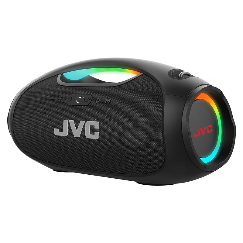 JVC True Wireless Portable Bluetooth Speaker, Waterproof, Black (SP-PA15BT)