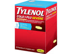 Tylenol Cold + Flu Severe Caplets, 2/Pouch, 30 Pouches/Box (64568)