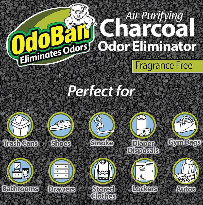 OdoBan Air Purifying Charcoal Deodorizer Solid, 7 oz. (9760A61-200M)