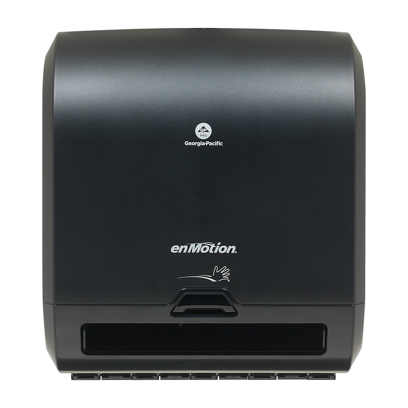 enMotion® Flex Mini Automated Touchless Roll Paper Towel Dispenser by GP PRO, Black, 11.750”Wx7.830”Dx13.280”H (59798)