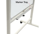 Excello Global Products Double Sided Magnetic Mobile Dry-Erase Whiteboard Easel, 36" x 42" (EGP-HD-0546)