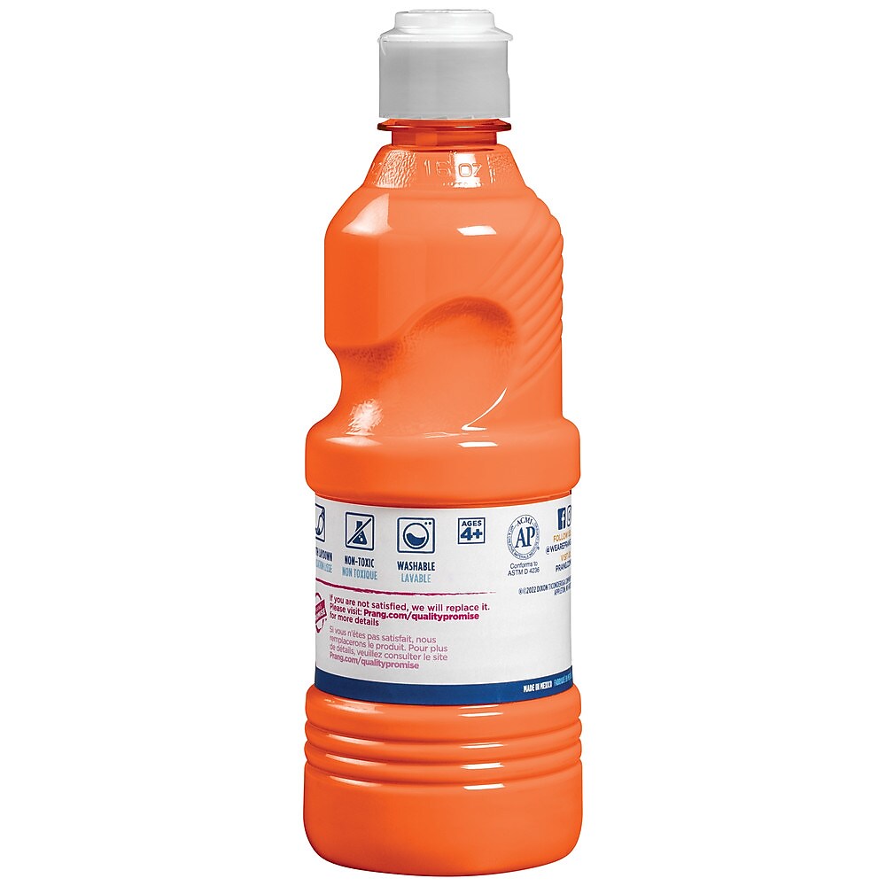 Prang Washable Tempera Paint Orange, 16 oz. (10702)