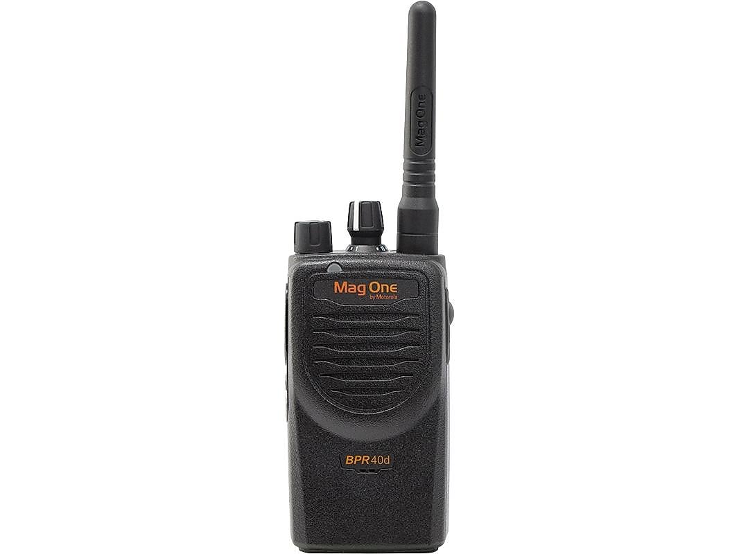 Motorola Mag One BPR40D Two-Way Portable Radio, Black (AAH85EDJ8AD3AN)