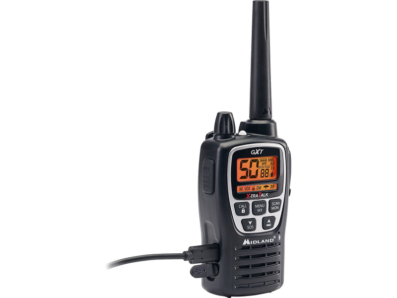 Midland GXT3000 Two Way Radio Kit, Black (GXT3000VP4)