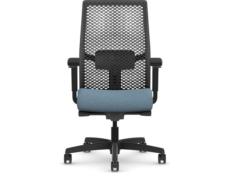 HON Ignition 2.0 ReActiv Fabric Swivel Task Chair, Carolina/Black (HIWMRAKD.Y2.A.H.0S.HAML21.BL.SB.T)