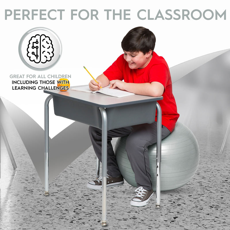 Bouncy Bands Balance Ball, 55cm, Silver (BBAWBS55SI)