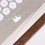 Bed of Nails ECO Acupressure Mat and Pillow Set, Beige (170020)