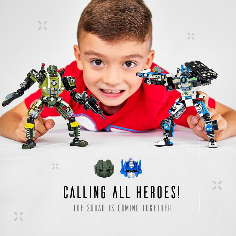 JITTERYGIT Robotryx Alphazor Army Robot Building Toy, 398 Pieces/Pack (ROBOTRYX-ALPHAZOR -ARMY)