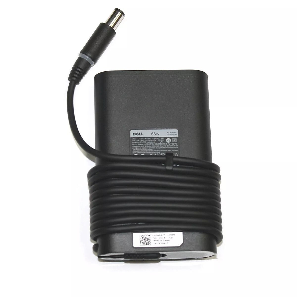 Dell 65W AC Adapter for Dell Inspiron and Latitude Laptop, Black (NVV12)