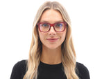 SAV VK Couture Blue Light +3.00 Reading Glasses, Burgundy (EVKB13)