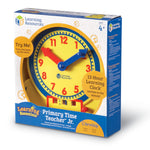 Learning Resources Primary Time Teacher 12-Hour Junior Learning Clock