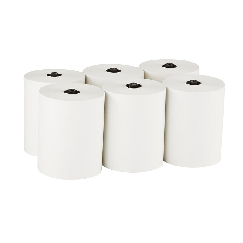 enmotion Flex Hardwound Paper Towels, 1-ply, 550 ft./Roll, 6 Rolls/Carton (89730)