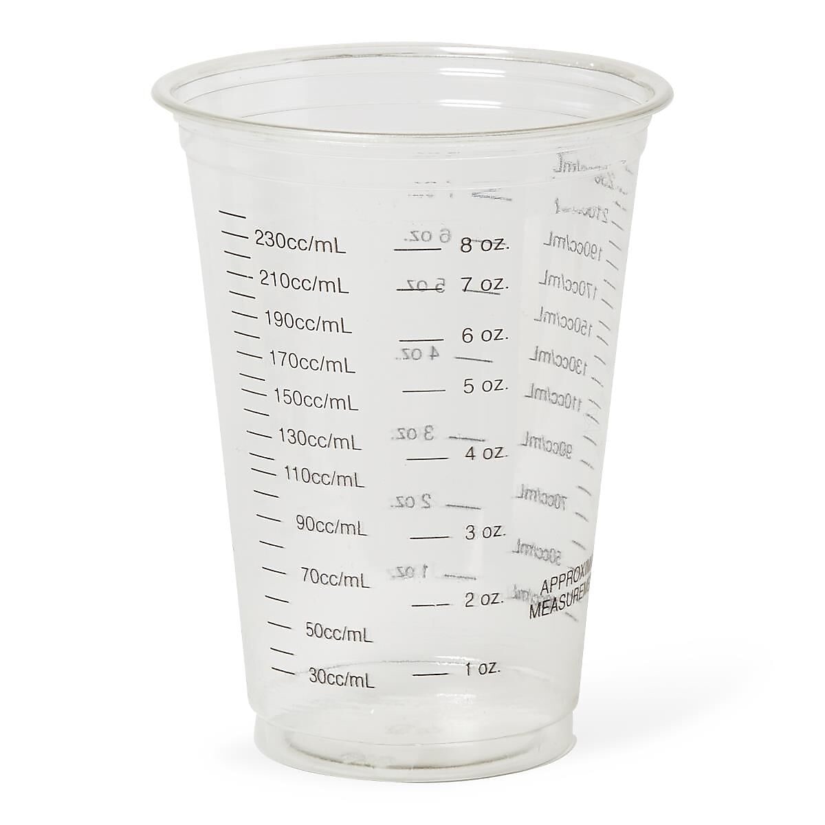 Graduated Disposable Plastic Drinking Cups, 10oz, 50/Pack, 20 Packs/Carton (NON03010BAR)