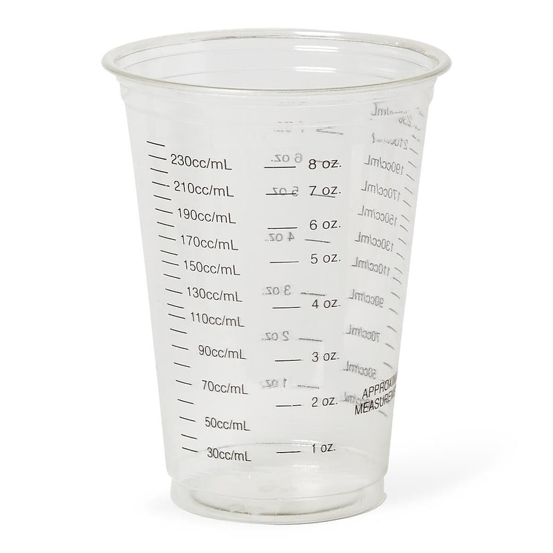 Graduated Disposable Plastic Drinking Cups, 10oz, 50/Pack, 20 Packs/Carton (NON03010BAR)