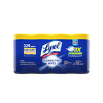 Lysol Disinfecting Wipes, Lemon and Lime Blossom, 80 Wipes/Canister, 4 Canisters/Pack (1920090641)