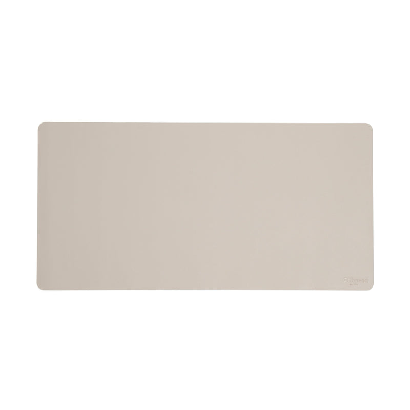 Smead Medium Vegan Leather Anti-Slip Desk Pad, 31.5" x 15.7", Sandstone (SMD64831)