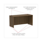 Alera® Valencia Series Credenza Shell, 59.13w x 23.63d x 29.5h, Modern Walnut