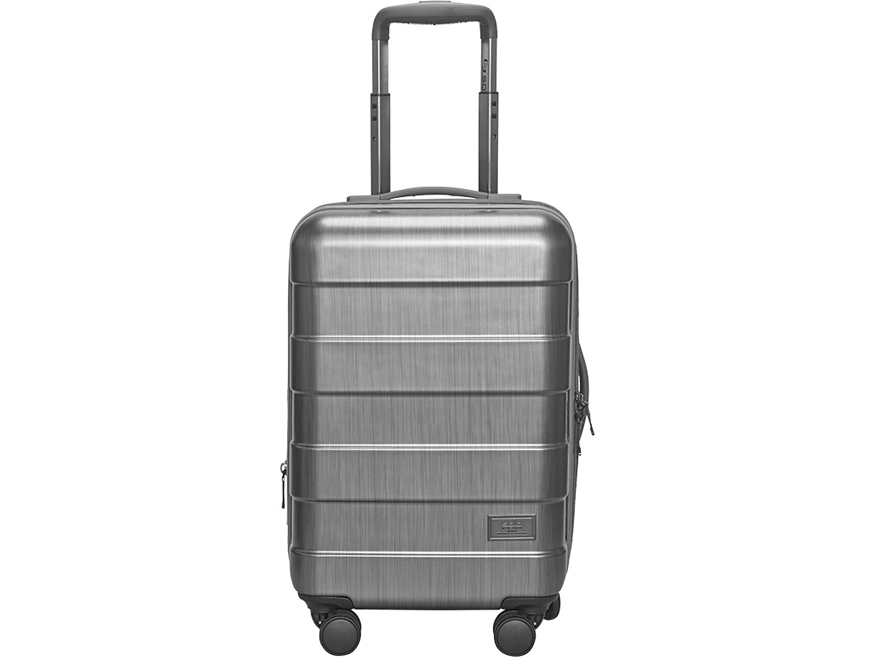 Solo New York Re:serve 22" Hardside Carry-On Suitcase, 4-Wheeled Spinner, TSA Checkpoint Friendly, Gray (UBN921-10)