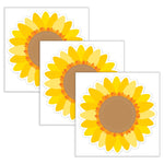 Creative Teaching Press Sunflower Designer Cut-Outs, 36/Pack, 3 Packs/Bundle (CTP10594-3)