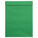 JAM Paper Self Seal Nonstandard Envelope, 9" x 12", Holiday Green, 250/Pack (FE-7280-12-250)
